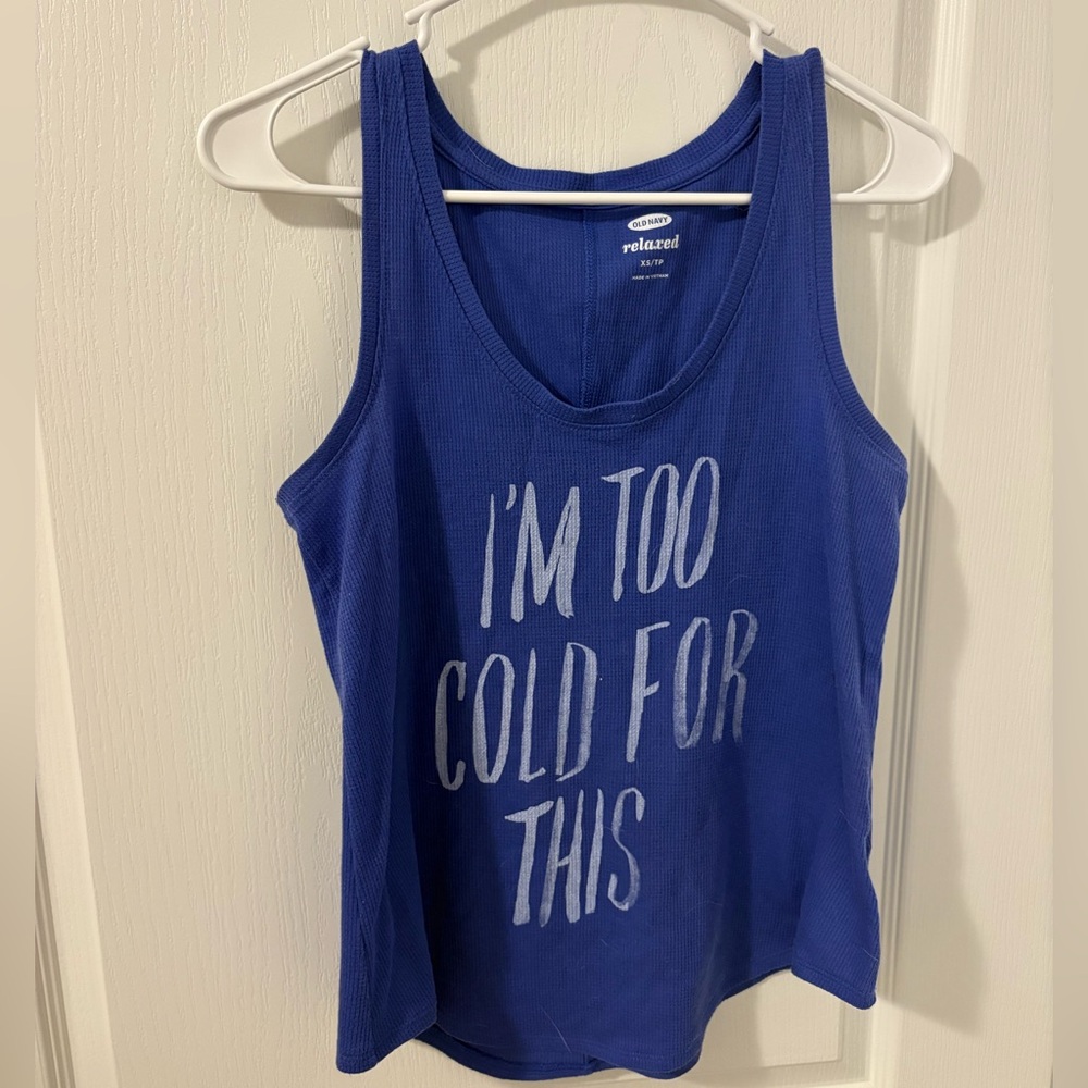Old Navy Blue Tank Top